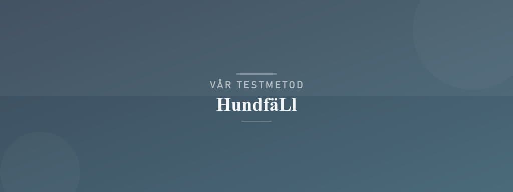 Så testar vi hundfäll