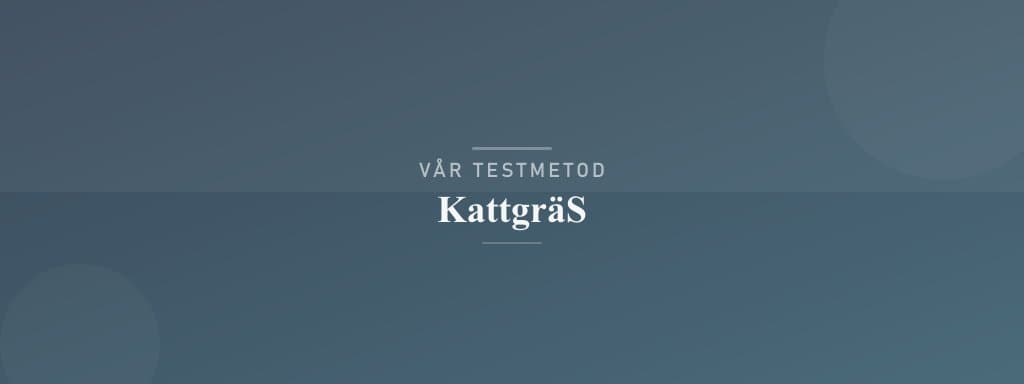 Så testar vi kattgräs