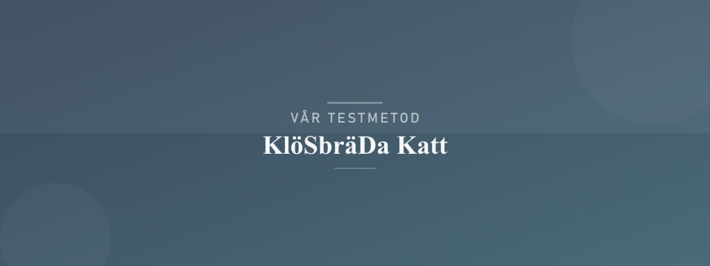 Så testar vi klösbräda katt