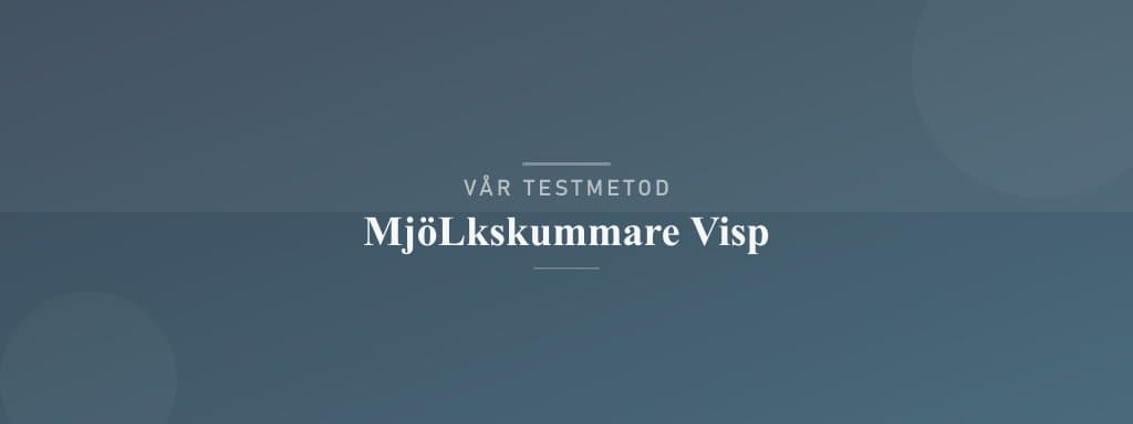 Så testar vi mjölkskummare visp