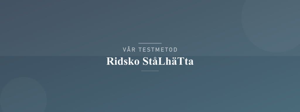 Så testar vi ridsko stålhätta