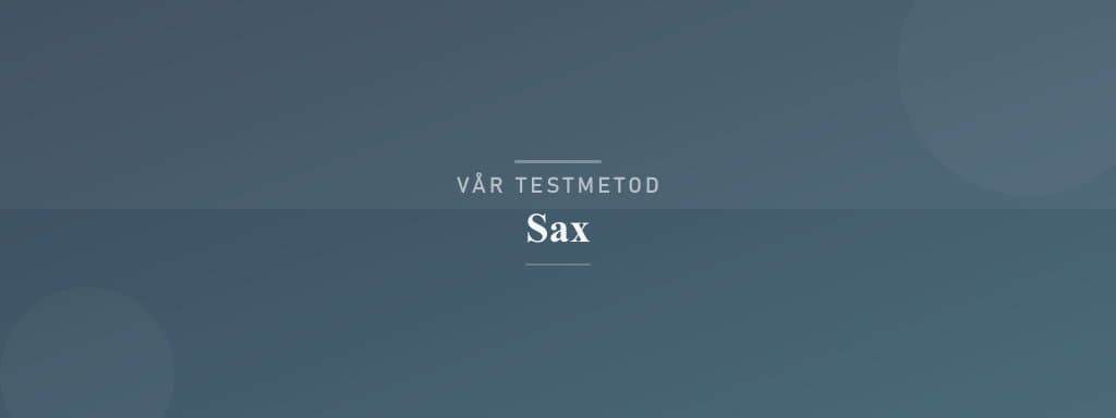 Så testar vi sax