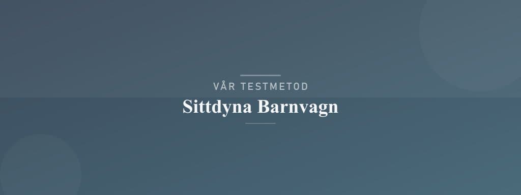 Så testar vi sittdyna barnvagn