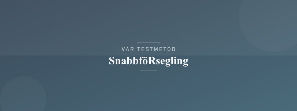 Så testar vi snabbförsegling