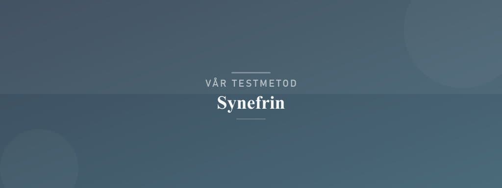 Så testar vi synefrin