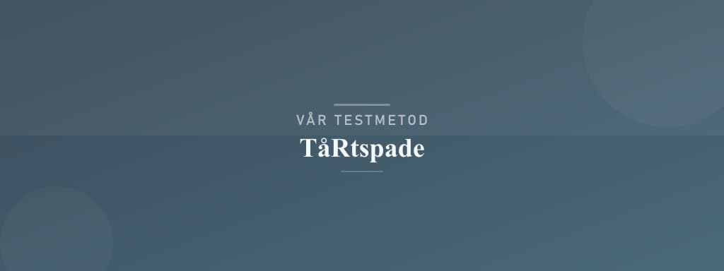 Så testar vi tårtspade