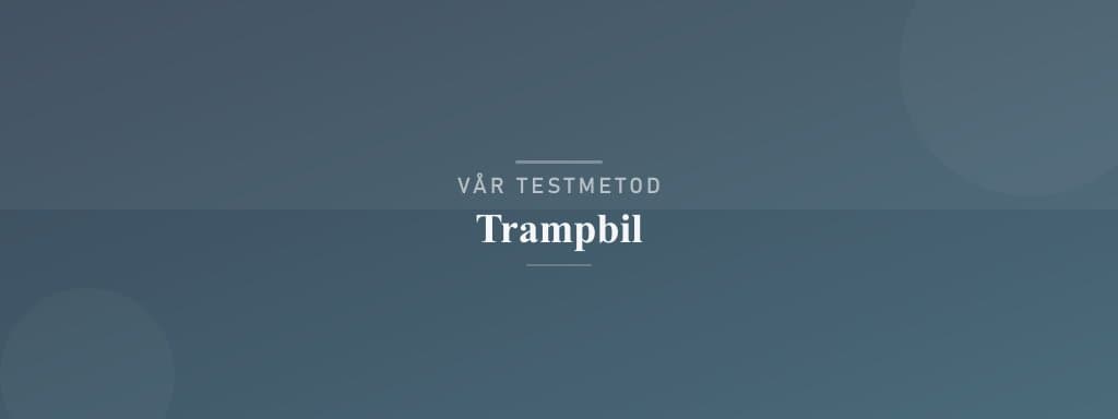 Så testar vi trampbil