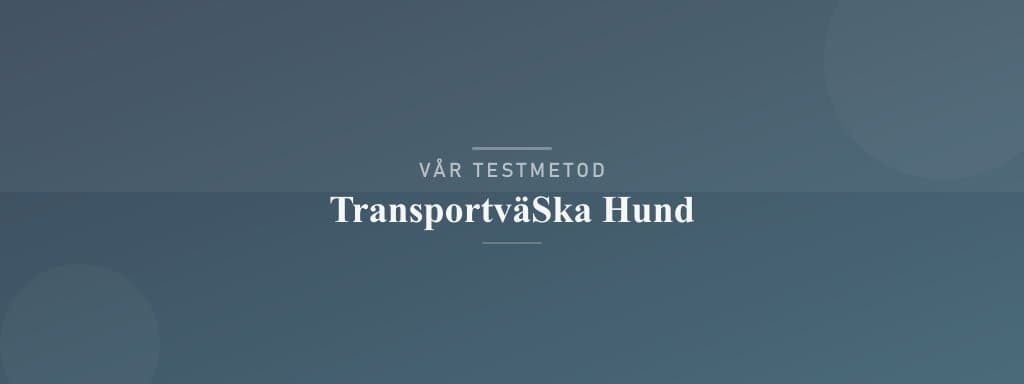 Så testar vi transportväska hund