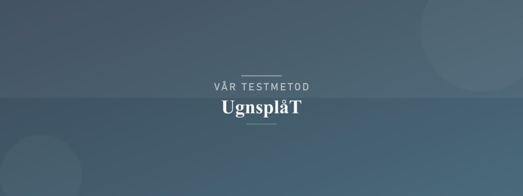 Så testar vi ugnsplåt