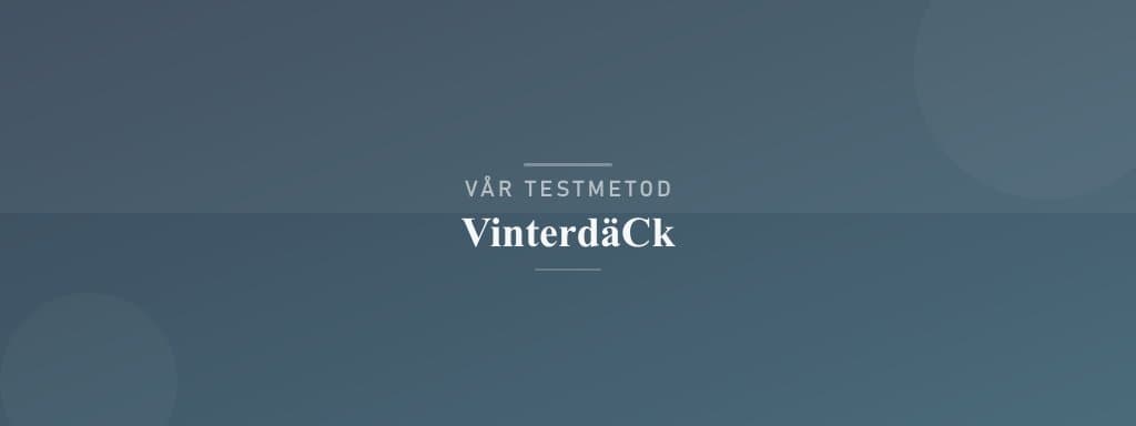 Så testar vi vinterdäck