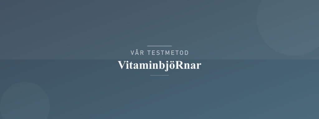 Så testar vi vitaminbjörnar