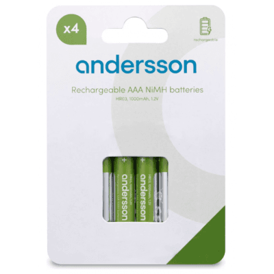 Andersson Uppladdningsbart Aaa 1000mah – Budgettipset – aaa-batteri bäst i test 2026