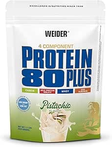 Weider Protein 80 Plus Proteinpulver, Pistasch, 500 g – Bäst i test – äggproteinpulver bäst i test 2026