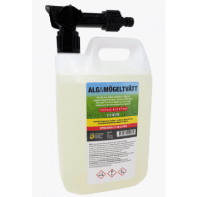 Alg & Mögeltvätt Turbo 2,5 L Med Ejektor – Finaste premium – Alg- och mögeltvätt bäst i test 2026