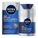 NIVEA MEN Anti-Age Hyaluron fuktkräm, ansiktsvård för män med hyaluron, Pro-Retinol och SPF 15, ansiktskräm för 24 timmar fukt och synlig rynklindring (50 ml)