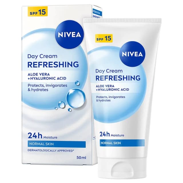 NIVEA Refreshing Day Cream SPF15 50 ml – Bäst i test – ansiktskräm med spf15 bäst i test 2026