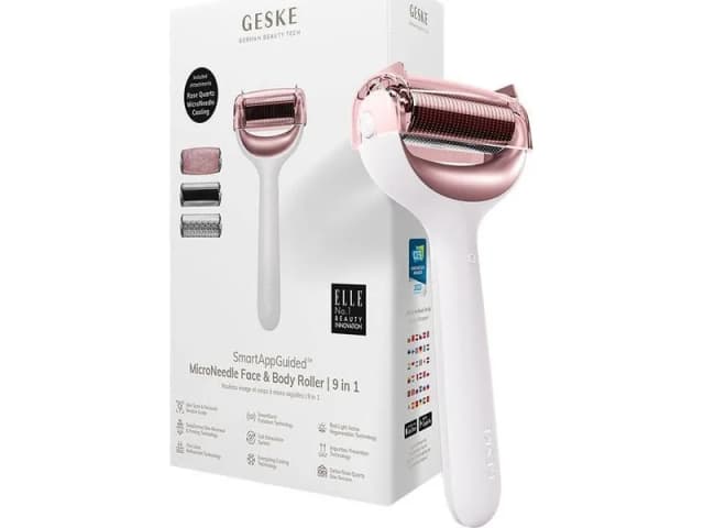 Geske SmartAppGuided MicroNeedle Face & Body Roller 9 in 1 – Bästa för pengarna – mikronål ansiktsmaskin bäst i test 2026