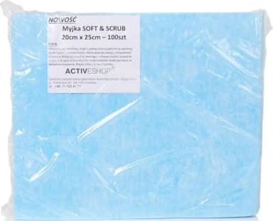 Activeshop engångsservetter Soft&Scrub 100 st 20x25 cm