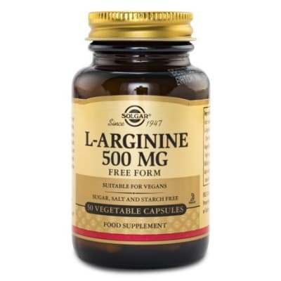 Solgar L-arginine – Prisvänligast – arginin kapslar bäst i test 2026