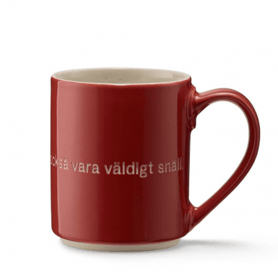 Design House Stockholm Mugg Astrid Stark Röd – Toppen Pippi-fras – astrid lindgren muggar bäst i test 2026