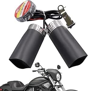 Motorcykelhandtag,uppvärmda motorcykelgrepp | 12V motorcykeluppvärmda handtag 1 par,Varma bekväma uppvärmda handtag, elektriska handtagsvärmare för styre – Bäst i test – atv-handtagsvärmare bäst i test 2026