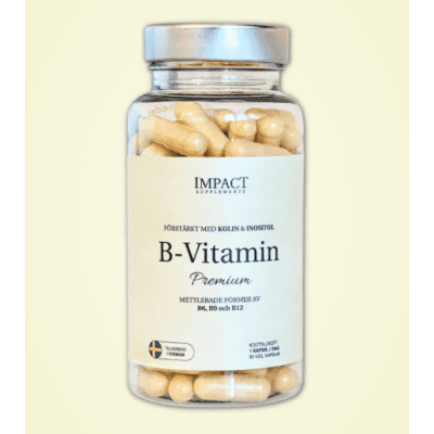 Impact Supplements B-vitamin Premium – Bäst i test – b-vitamin bäst i test 2026