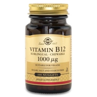 Solgar Vitamin B12 1000 Mcg – Toppval sugtablett – b12-tabletter bäst i test 2026