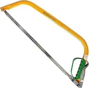 GRÜNTEK Bågsåg MARLIN inklusive 610 mm sågblad; bågsåg för färska grenar och vått trä; komfortabel handsåg trädgårdssåg; perfekt för trädgårdsarbete och skogsarbete; prisprestandavinnare. – Bäst i test – bågsåg bäst i test 2026