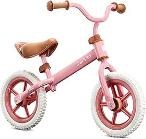 sun baby Balanscykel för barn från 2 år, Balance-cykel Molto Strada max. 30 kg, med skumdäck, justerbar sadel och styre, stålram