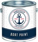 Hamburger Lack-Profi båtlack matt för trä och metall svart RAL 9005 svart yachtfärg yachtfärg båtfärg (1 l)