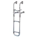 Hopfällbar Badstege 3 Steg Aluminium