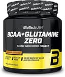 BioTechUSA BCAA + Glutamine Zero | 40 portioner | Vegan | Sockerfri | Glutenfri | 2:1:1-förhållande BCAA, 480 g, Apelsin