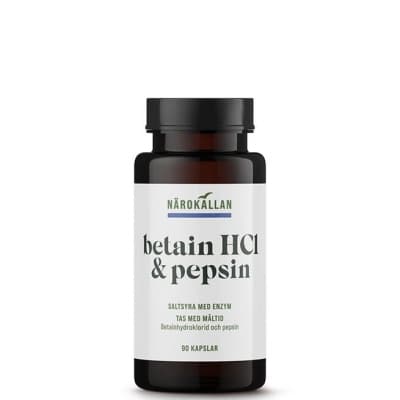Närokällan Betain Hcl & Pepsin 90 Kapslar – Bäst i test – betain hcl bäst i test 2026