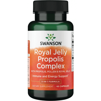 Swanson Royal Jelly Propolis-komplex – Komplett blandning – bidrottninggelé bäst i test 2026