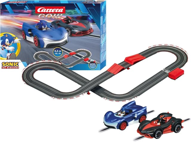 Carrera Go Sonic The Hedgehog Racingbana med Leksaksbilar, Flerfärgad, Från 6 år – Bäst i test – bilbana bäst i test 2026