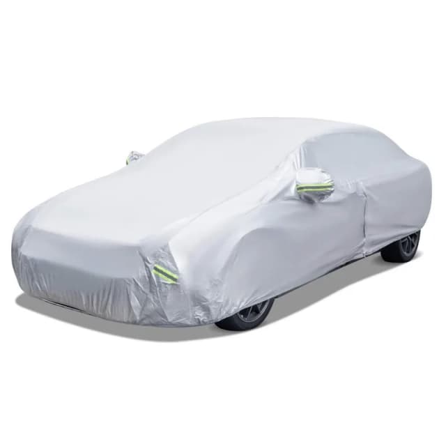 CWY Bilpresenning med dragkedja och ficka 455×165×115 cm – Bästa halvgarage – bilpresenning bäst i test 2026
