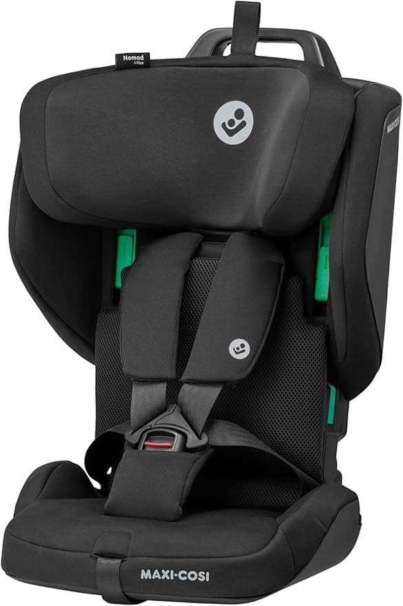 Maxi-Cosi Nomad Plus, Hopfällbar Bilbarnstol, 15 Månader – 4 År, 67–105 cm, Bärbar Bilbarnstol för Resor, Ultrakompakt och Lätt, Sidokollisionsskydd, passar alla Bilar, Resväska, Authentic Black – Bäst i test – bilstol bäst i test 2026