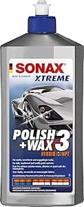 SONAX XTREME Polish+vax 3 (500 ml) för tråkiga och skadade målade ytor med hållbart skydd | Ref: 02022000-810 – Bäst i test – bilvårdsprodukter bäst i test 2026