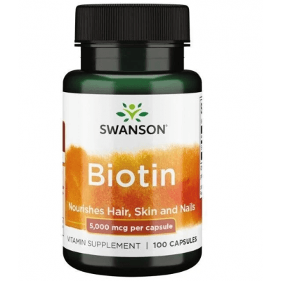 Swanson Biotin – Prisvärd budget – biotintabletter bäst i test 2026