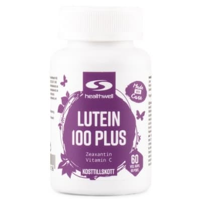 Healthwell Lutein 100 Plus – Toppklassval – blåbärsextrakt tabletter bäst i test 2026