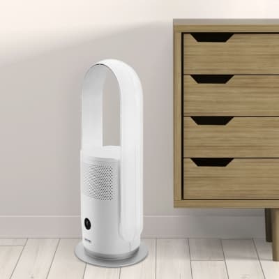 Cleverio Af-f100 Golvfläkt Med Luftfilter – Smidigast styrning – bladlös fläkt bäst i test 2026