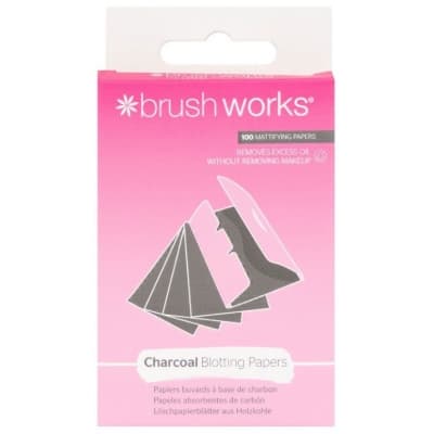 Brushworks Charcoal Blotting Papers 100pcs – Veganskt toppval – blotting paper bäst i test 2026