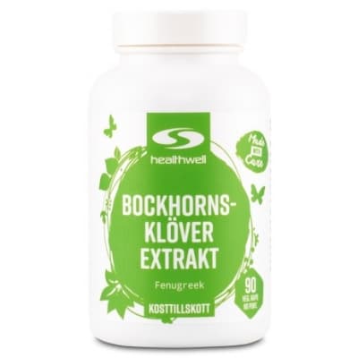 Healthwell Bockhornsklöver – Budgetfavorit – bockhornsklöver kosttillskott bäst i test 2026