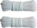 2 stycken rep, multifunktionslina av bomull, all-purpose rep tjock bomullsrep twisted, 10 m, för buntning, dekoration