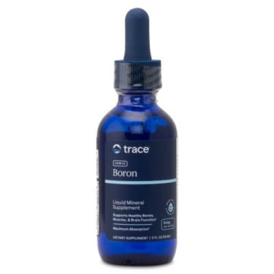 Trace Minerals Liquid Ionic Boron (6 Mg) – Toppklassval – boron kosttillskott (bör vara 'boronkosttillskott' för korrekt sammansättning) bäst i test 2026