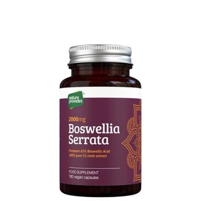 Nature Provides Boswellia Serrata 180 Kapslar – Veganskt toppval – boswellia bäst i test 2026