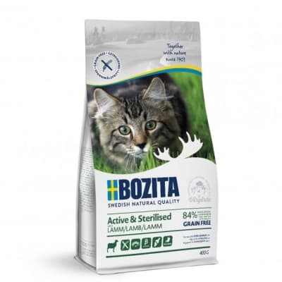 Bozita Active & Sterilised Grain Free Lamb – Toppklassval – bozita kattmat bäst i test 2026