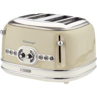 Ariete Brödrost 4 Skivor Beige – Snyggast retrostil – brödrost 4 skivor bäst i test 2026