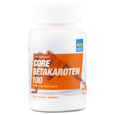 Core Betakaroten 100 – Högst upptag – brun utan sol-tabletter bäst i test 2026