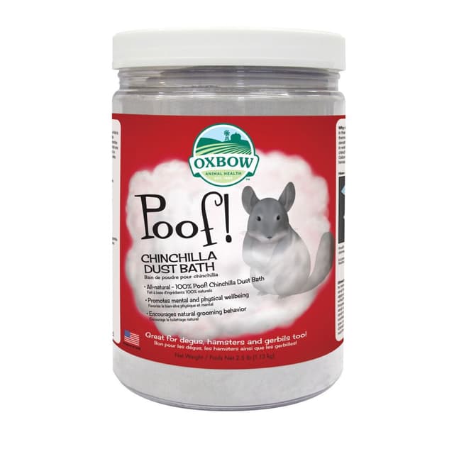 Oxbow Poof Chinchilla Badsand 1_13 Kg – Smådjursbäst – burspån halm bäst i test 2026